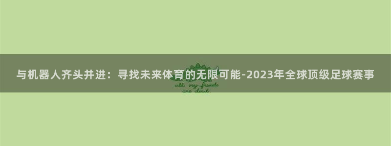 免费足球比赛直播高清：与机器人齐头并进：寻找未来体育的无限可能-2023年全球顶级足球赛事