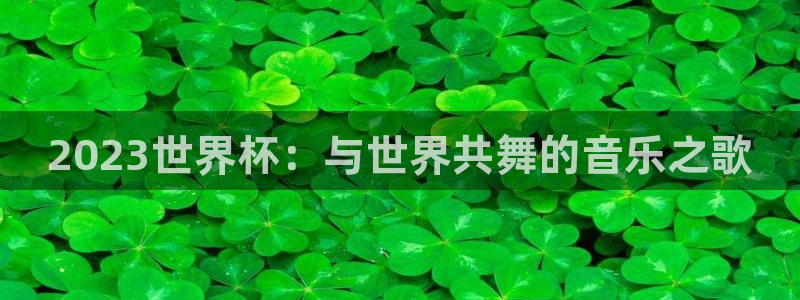世界杯足球2026：2023世界杯：与世界共舞的音乐之歌
